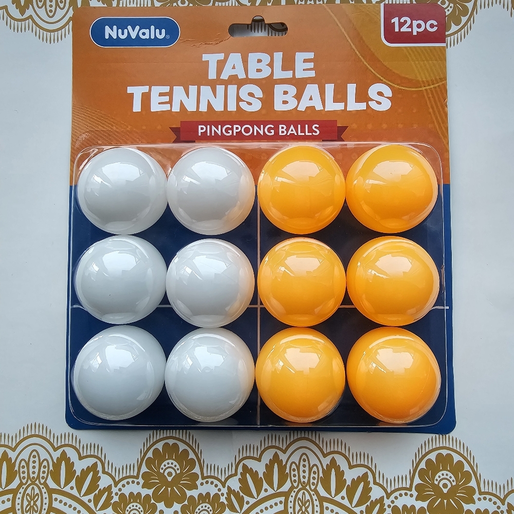 12pk Ping pong balls